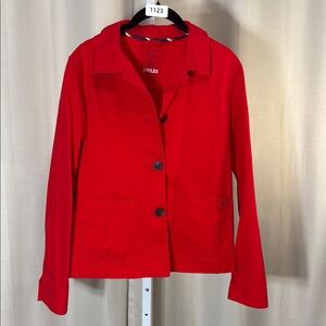 Joules Red‎ Utility Jacket Classic Collar